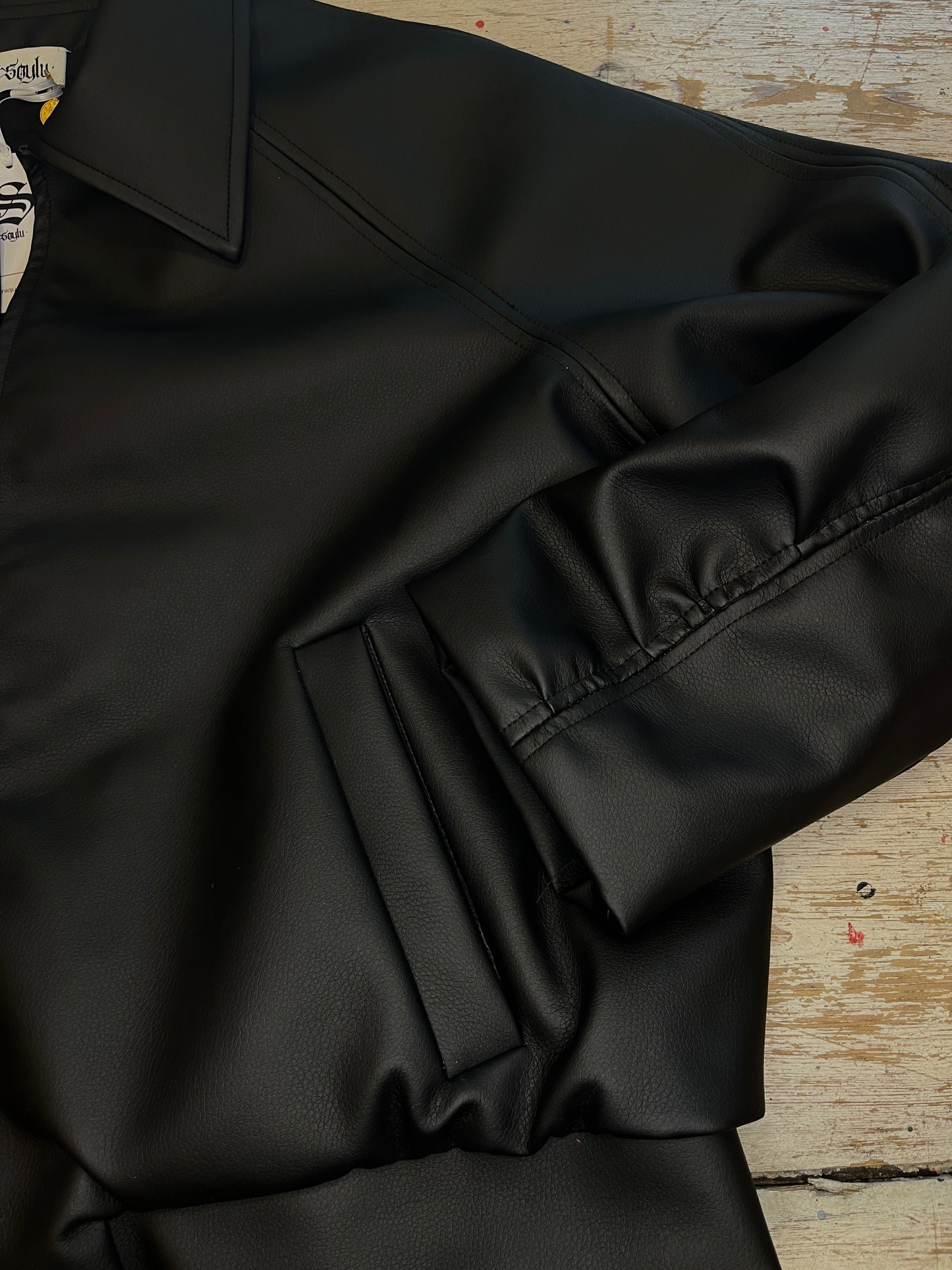 BOMBERJACKET - FAKE LEATHER